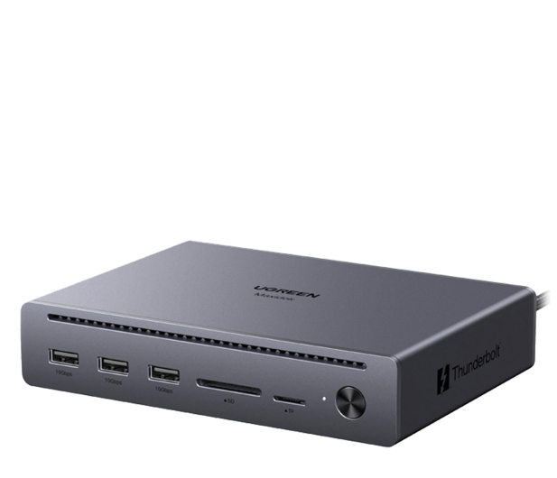 UGREEN Stacja dokująca 9w1 Maxidok U712 Thunderbolt 5 140W - 1513066 - zdjęcie